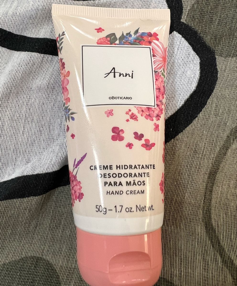 Creme Hidratante para As Mãos Anni Oboticario Cosmético Feminino O