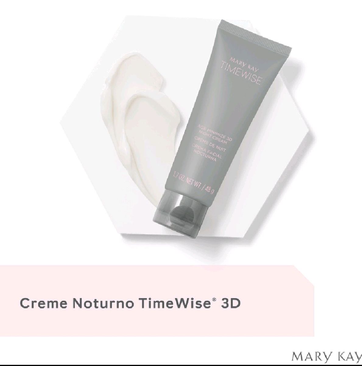 Creme Noturno Timewise Pará Área Dos Olhos Mary Kay Creme Masculino