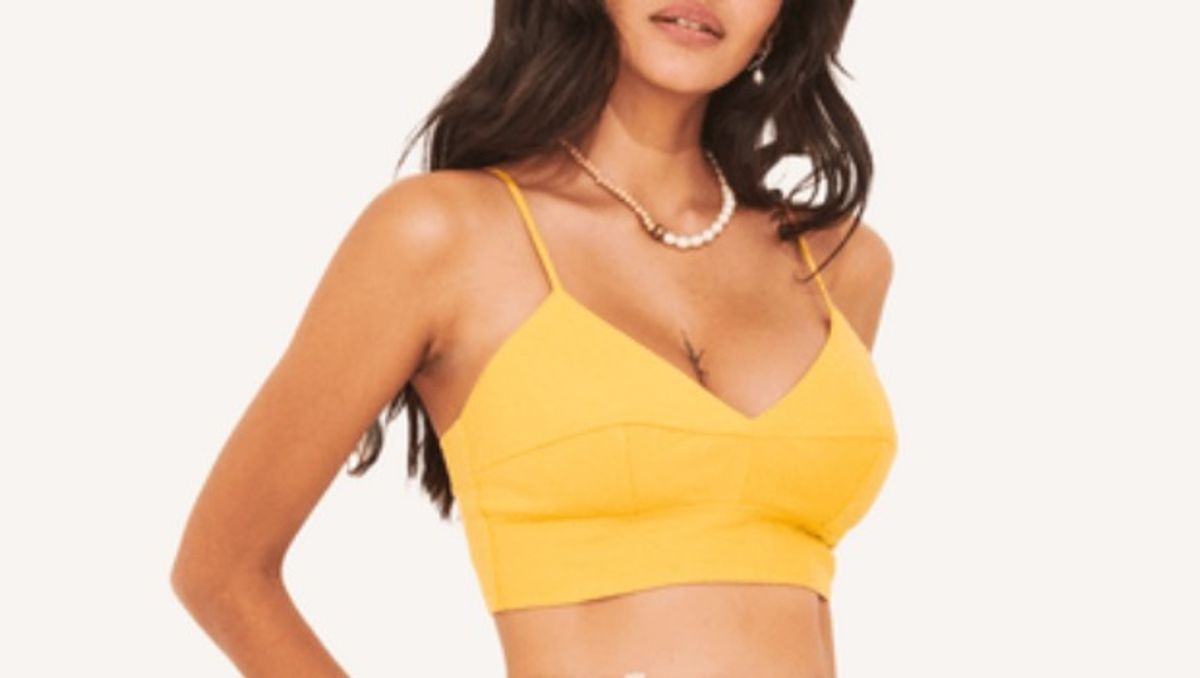 Cropped Viscolinho Blusa Feminina Garage Nunca Usado Enjoei