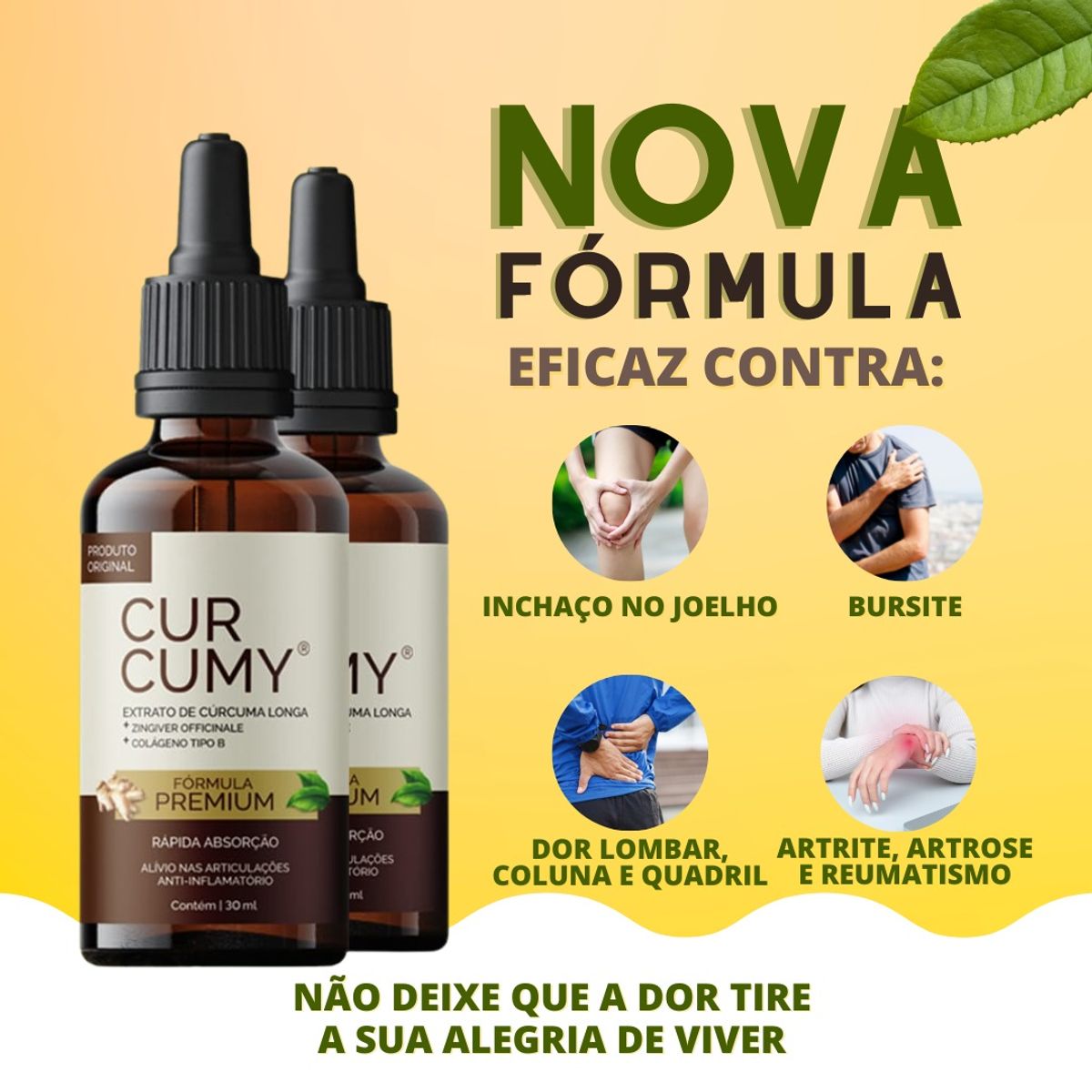 Curcumy Formula Avan Ada Para O Combate Das Dores Articulares E Do