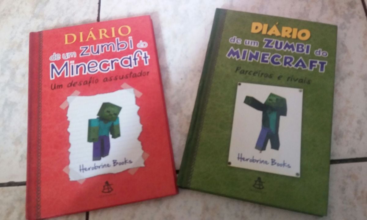 Di Rio De Um Zumbi Do Minicraft Volumes E Item Infantil Editora