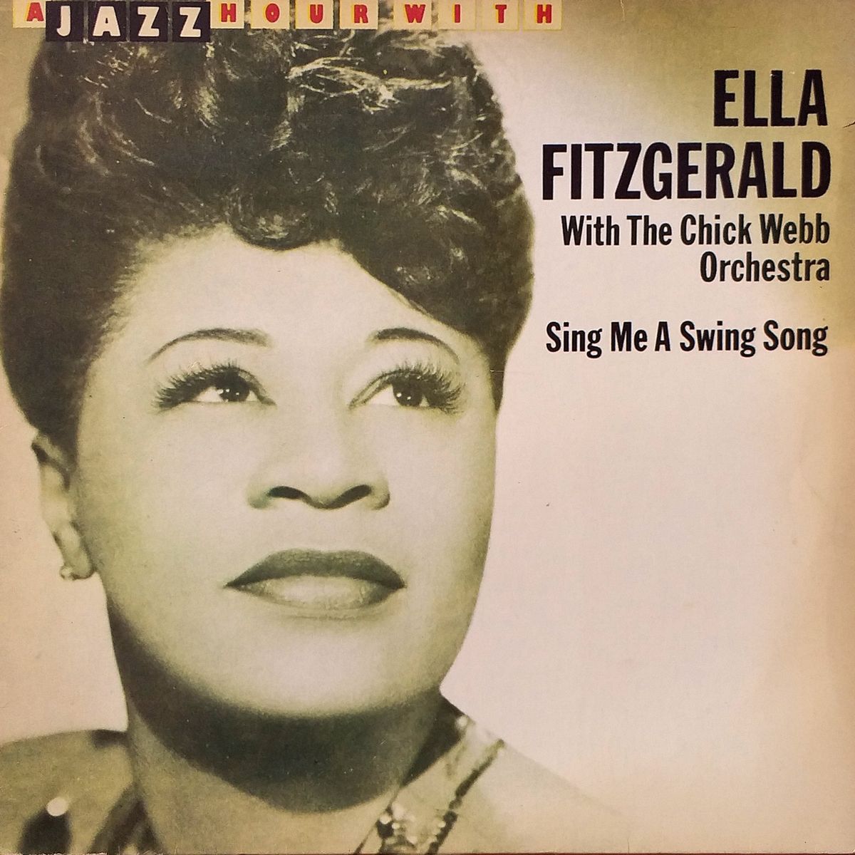 Disco De Vinil Lp Ella Fitzgerald With The Chick Webb Orchestra Sing