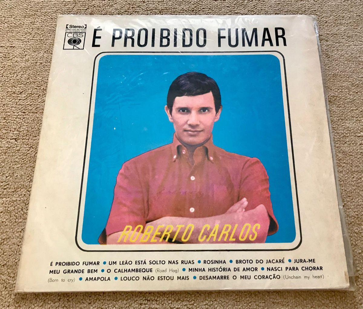 Disco de Vinil Roberto Carlos Item de Música Disco De Vinil Usado