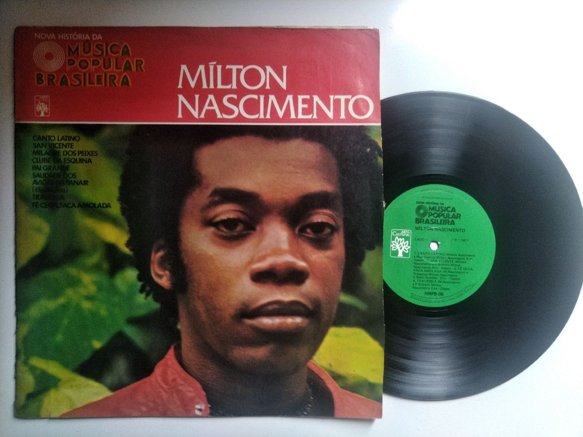 Disco Vinil Milton Nascimento Nova História da Música Popular