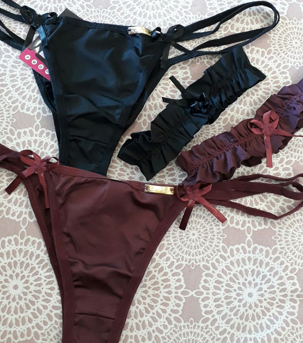 Duas Calcinhas Sexy Perneira Lingerie Feminina Nunca Usado