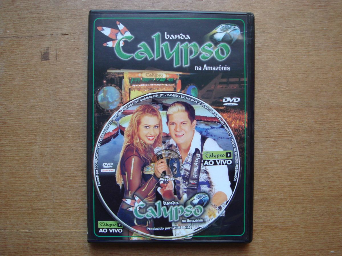 Dvd Banda Calypso Na Amaz Nia Item De M Sica Produ Es Calypso Usado