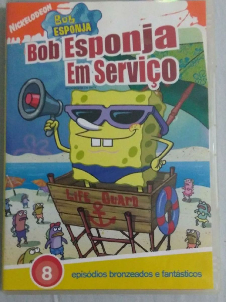 Dvd Bob Esponja Filme e Série Dvd Usado 37529106 enjoei