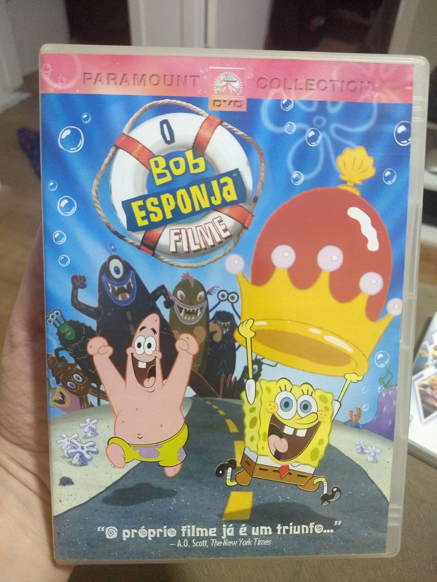 Dvd Bob Esponja Filme e Série Usado 34077890 enjoei