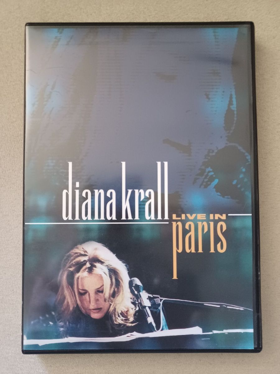 Dvd Diana Krall Live In Paris Impec Vel Item De M Sica Dvd Diana