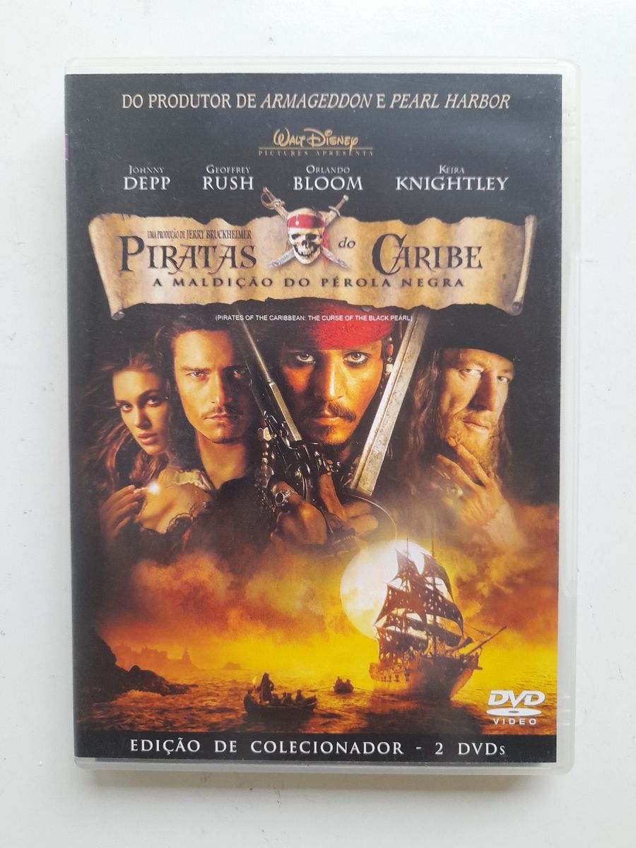 Dvd Duplo Edi O De Colecionador Seminovo Do Filme Piratas Do Caribe