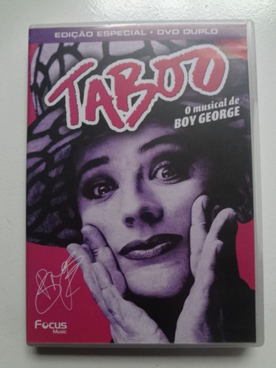 Dvd Duplo Taboo O Musical De Boy George Lacrado De Fabrica Item De