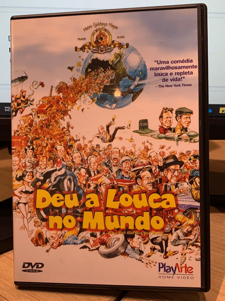 Dvd Filme Deu a Louca No Mundo Filme e Série Dvd Usado 42993787