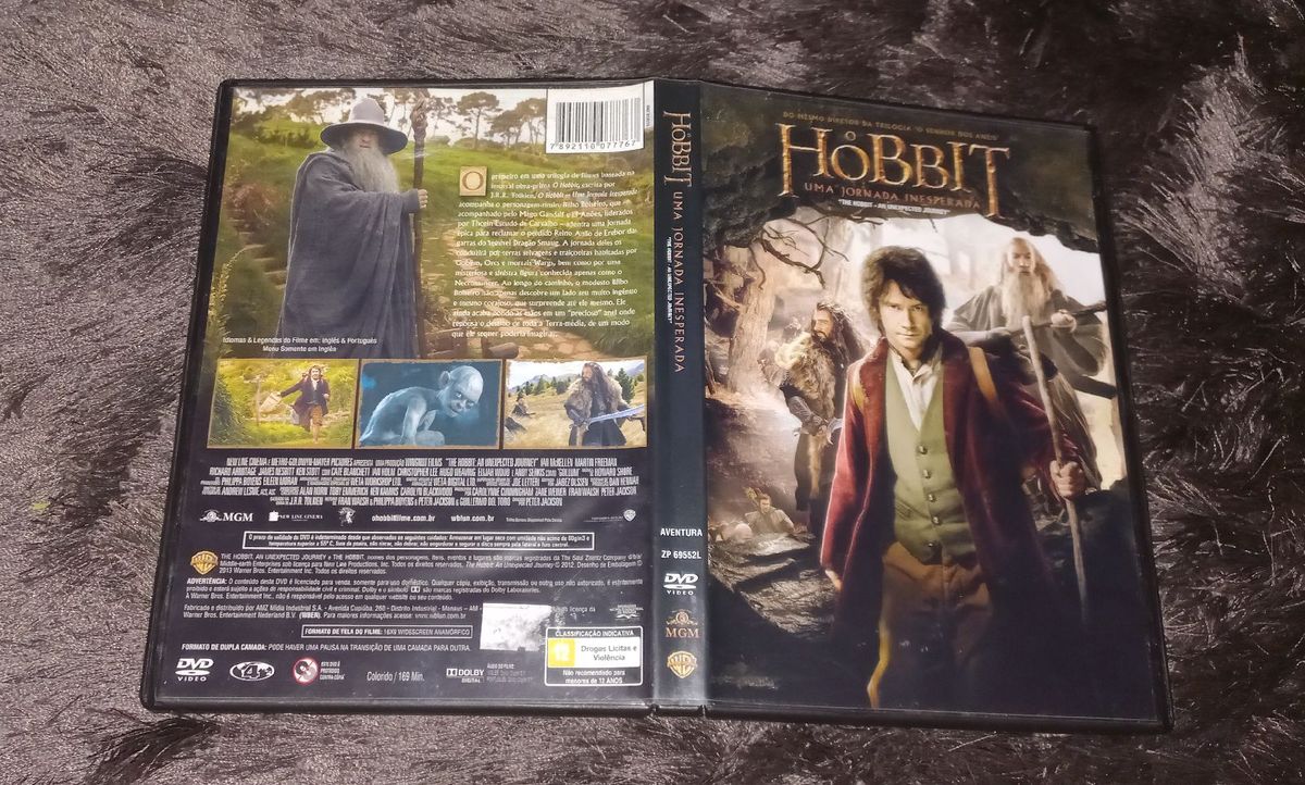 Dvd O Hobbit Uma Jornada Inesperada Filme E S Rie Dvd Usado