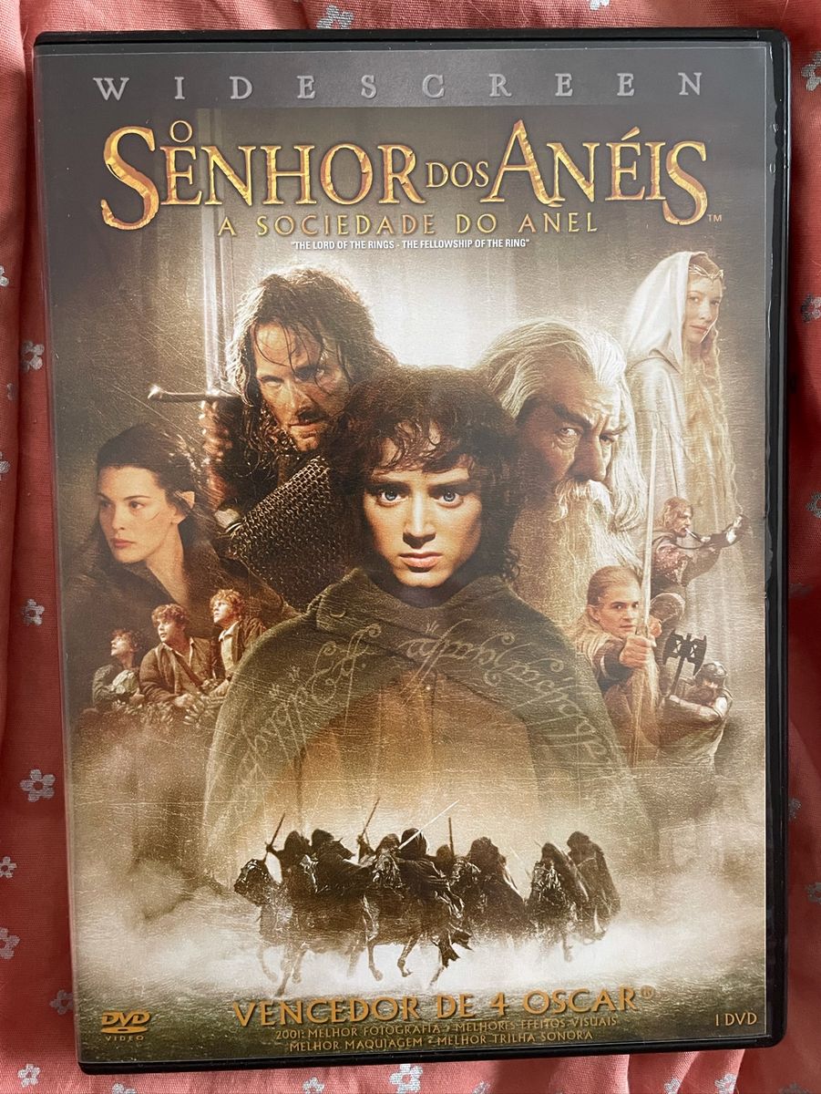 Dvd O Senhor Dos An Is A Sociedade Do Anel Filme E S Rie Dvd Usado