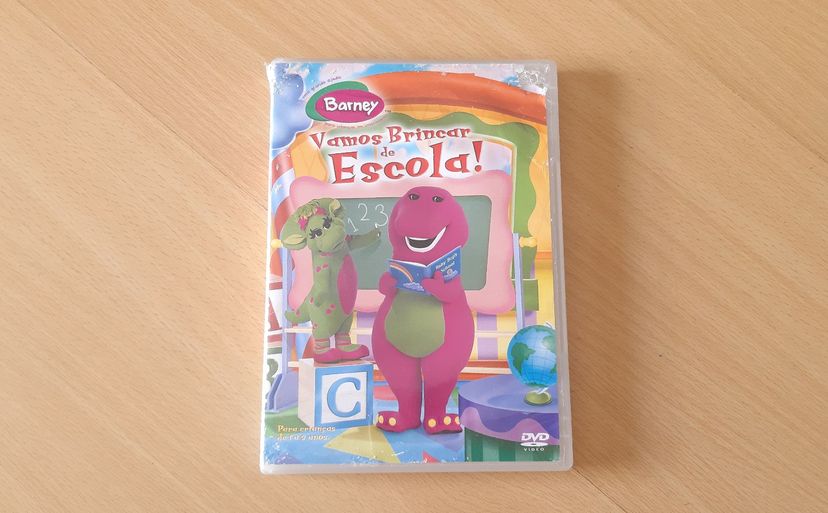 Dvd Original Barney Vamos Brincar de Escola Filme e Série Hit Entertainment Usado