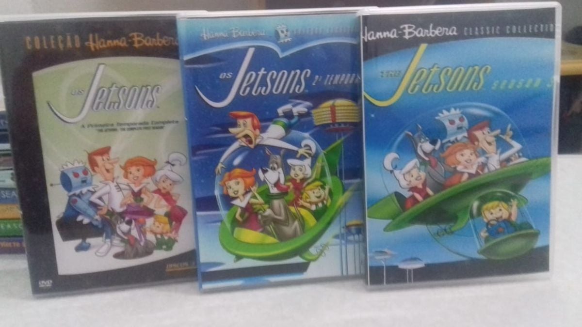 Dvd Os Jetsons 1ªa 3ª Temporada 44 Episódios Dublado Hd720p Filme e