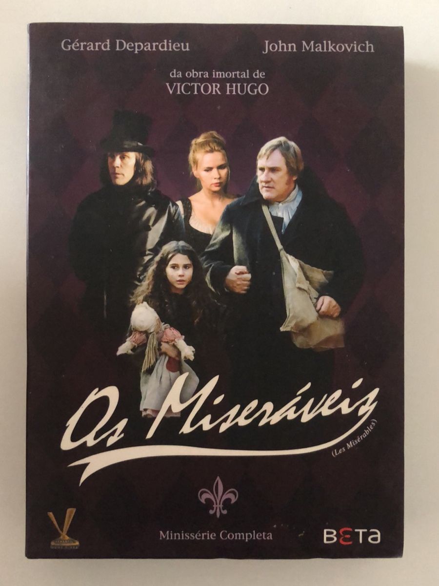 Dvd Os Miseráveis Victor Hugo Gerard Depardieu Filme e Série Dvd