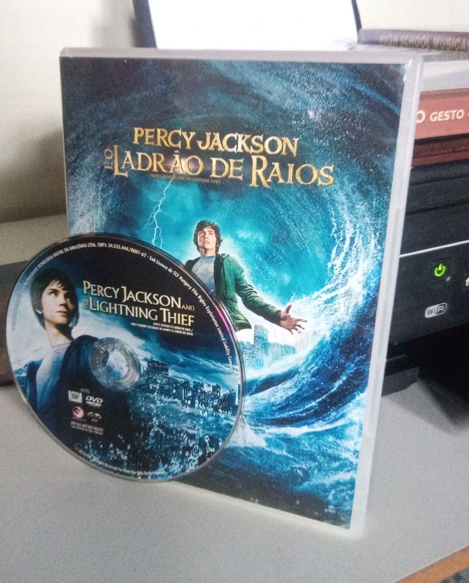 Dvd Percy Jackson E O Ladr O De Raios Filme E S Rie Nunca Usado