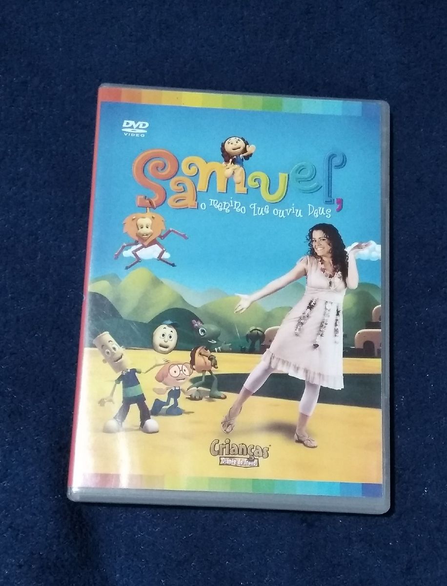 Dvd Samuel O Menino Que Ouviu Deus TV E Display Dvd Usado 69242157