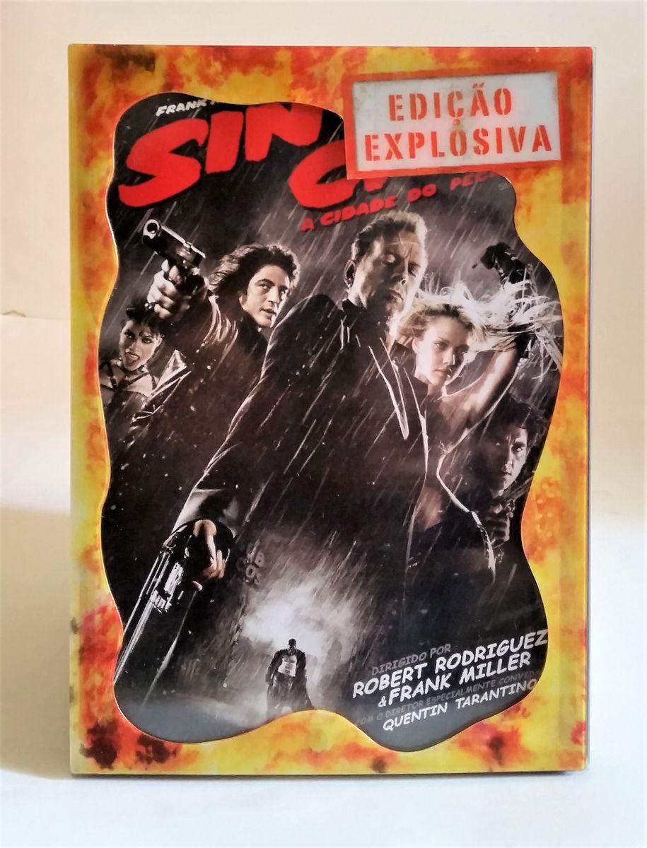 Dvd Sin City a Cidade do Pecado Versão Explosiva Filme e Série Robert