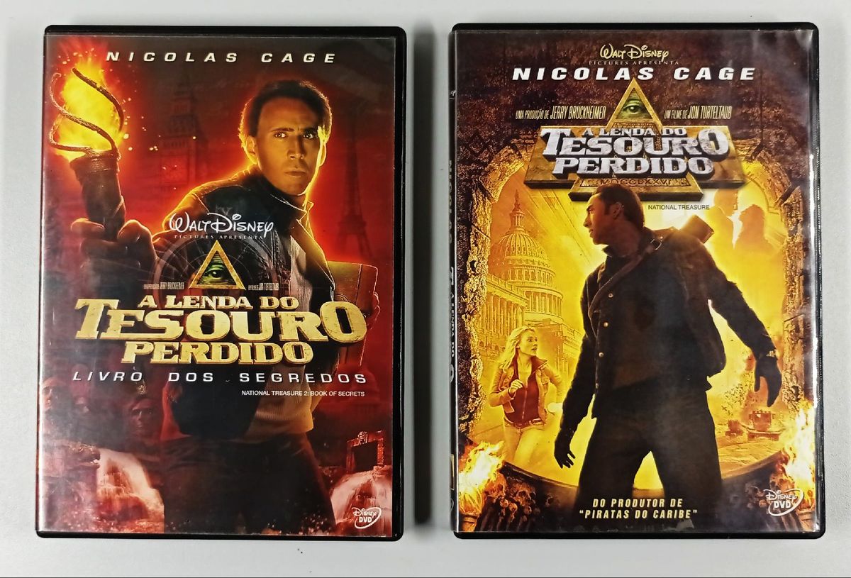 Dvds A Lenda Do Tesouro Perdido Livro Dos Segredos Nicolas Cage