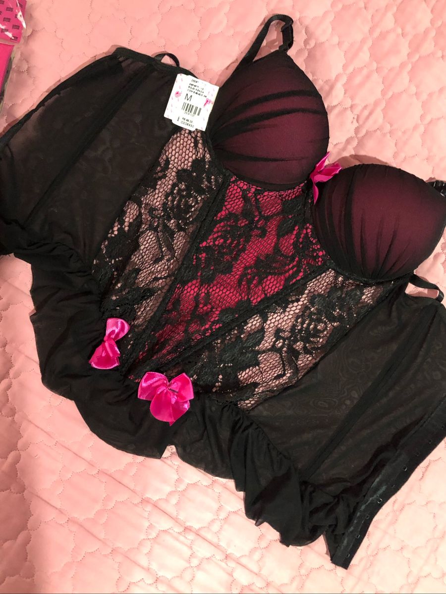 Espartilho Novo Tamanho M Lingerie Feminina Nunca Usado 49110523 Enjoei