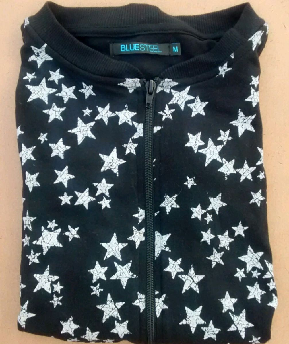 Estrelada Casaco Feminino Blue Steel Nunca Usado 13136238 Enjoei