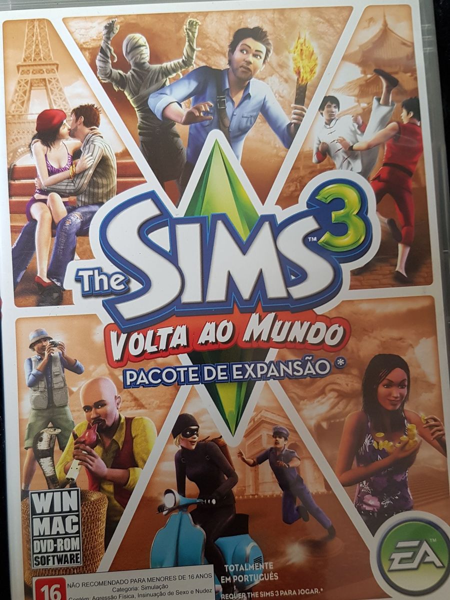 Expansão Original Volta Ao Mundo para The Sims 3 Jogo de Videogame Ea