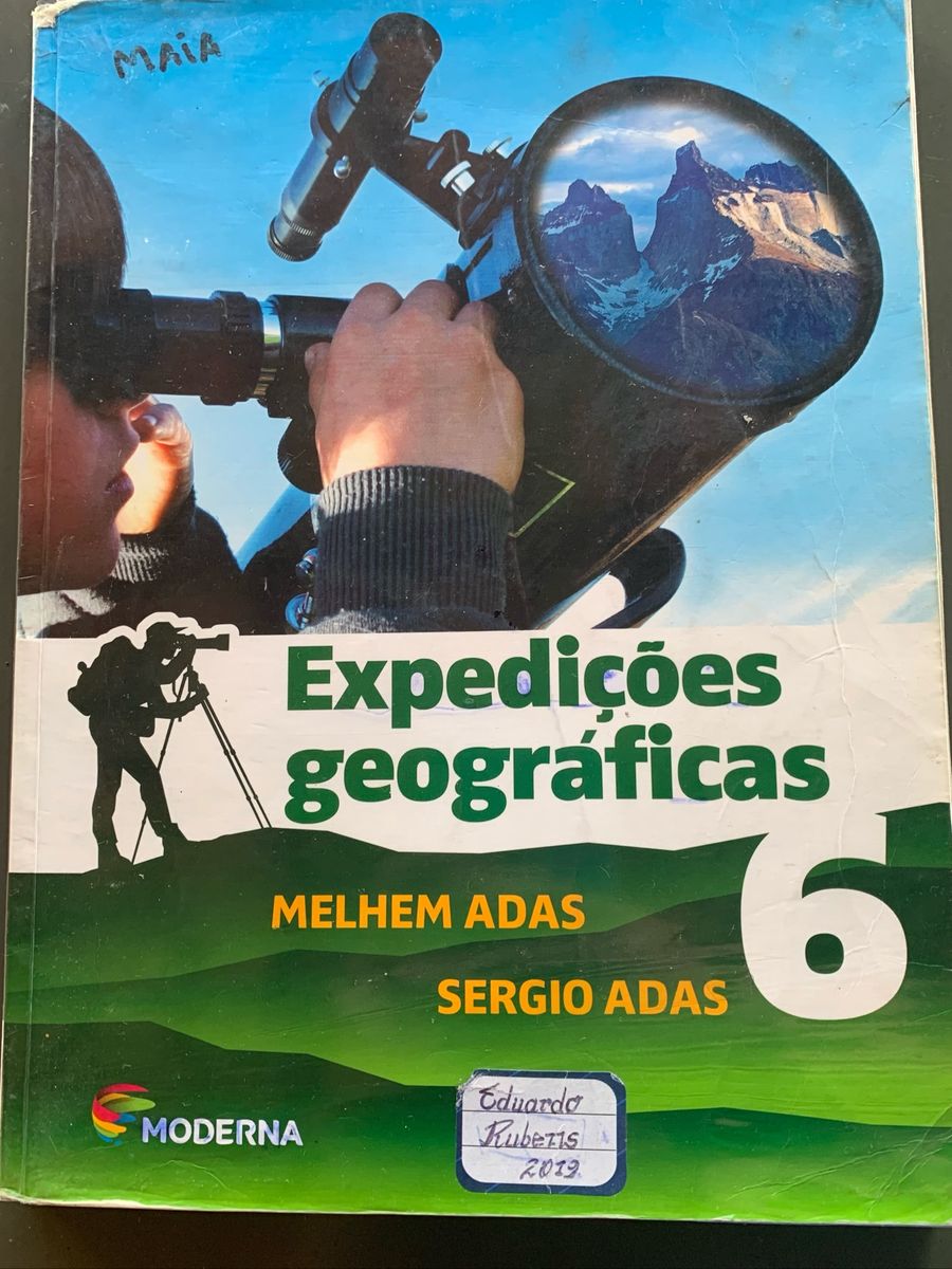 Expedições Geográficas 6ano Livro Melhem Adas Sérgio Adas Usado