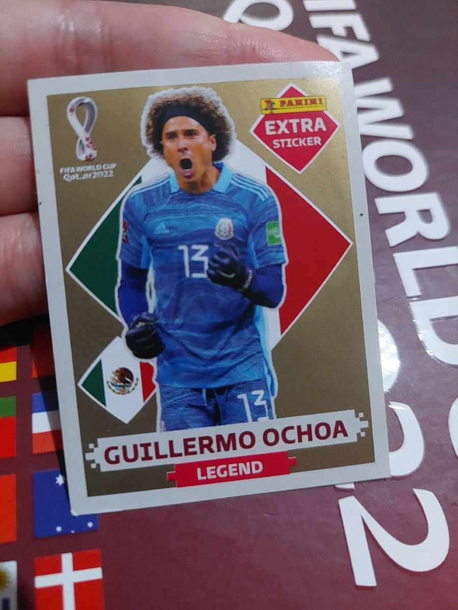 Extra Sticker De Ouro Guillermo Ochoa Brinquedo Panini Nunca Usado