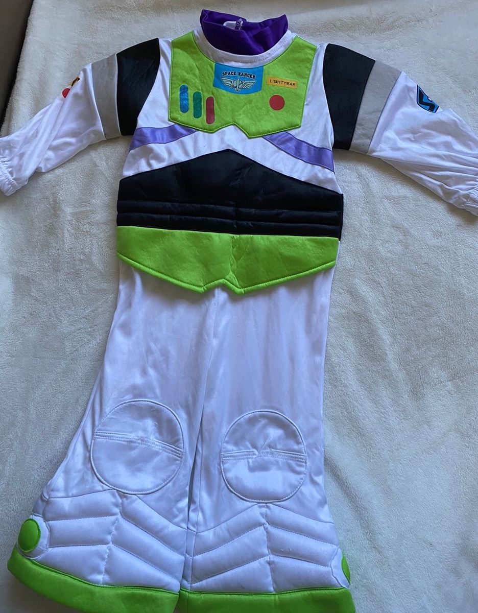 Fantasia Buzz Lightyear Toy Story Roupa Infantil Para Menino Disney