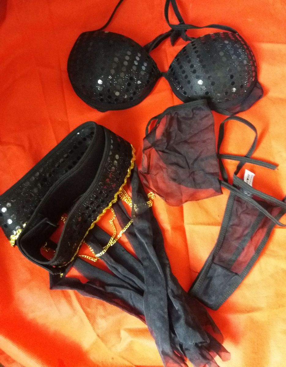 Fantasia Odalisca Lingerie Feminina Doce Veneno Nunca Usado 54234152