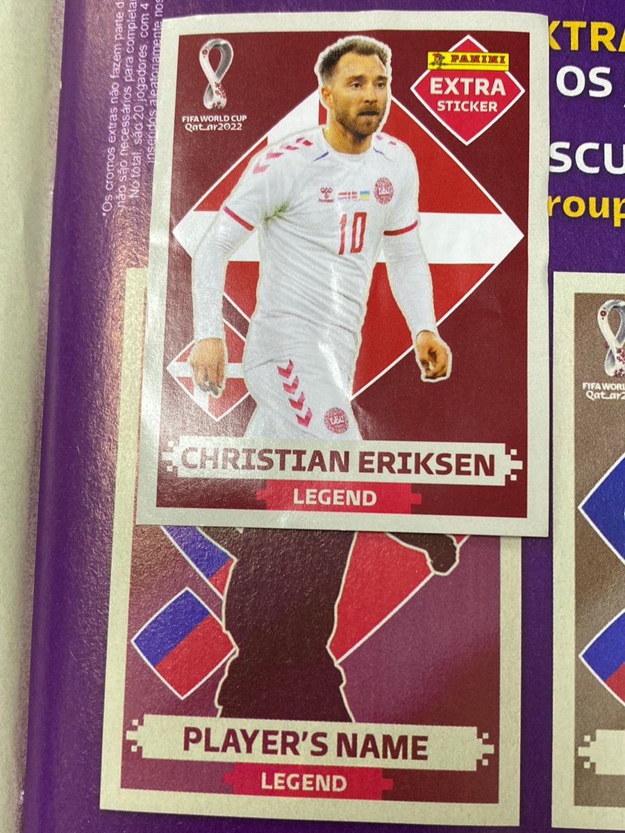 Figurinha Christian Eriksen Item P Esporte E Outdoor Panini Nunca