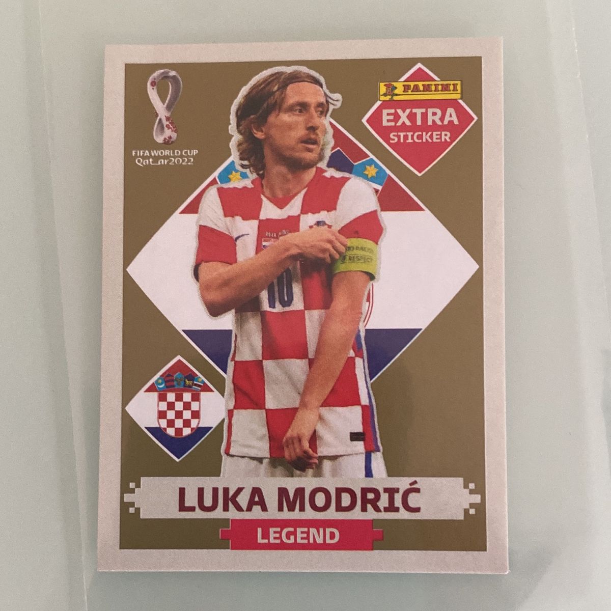 Figurinha Copa 2022 Luka Modric Item Infantil Panini Nunca Usado