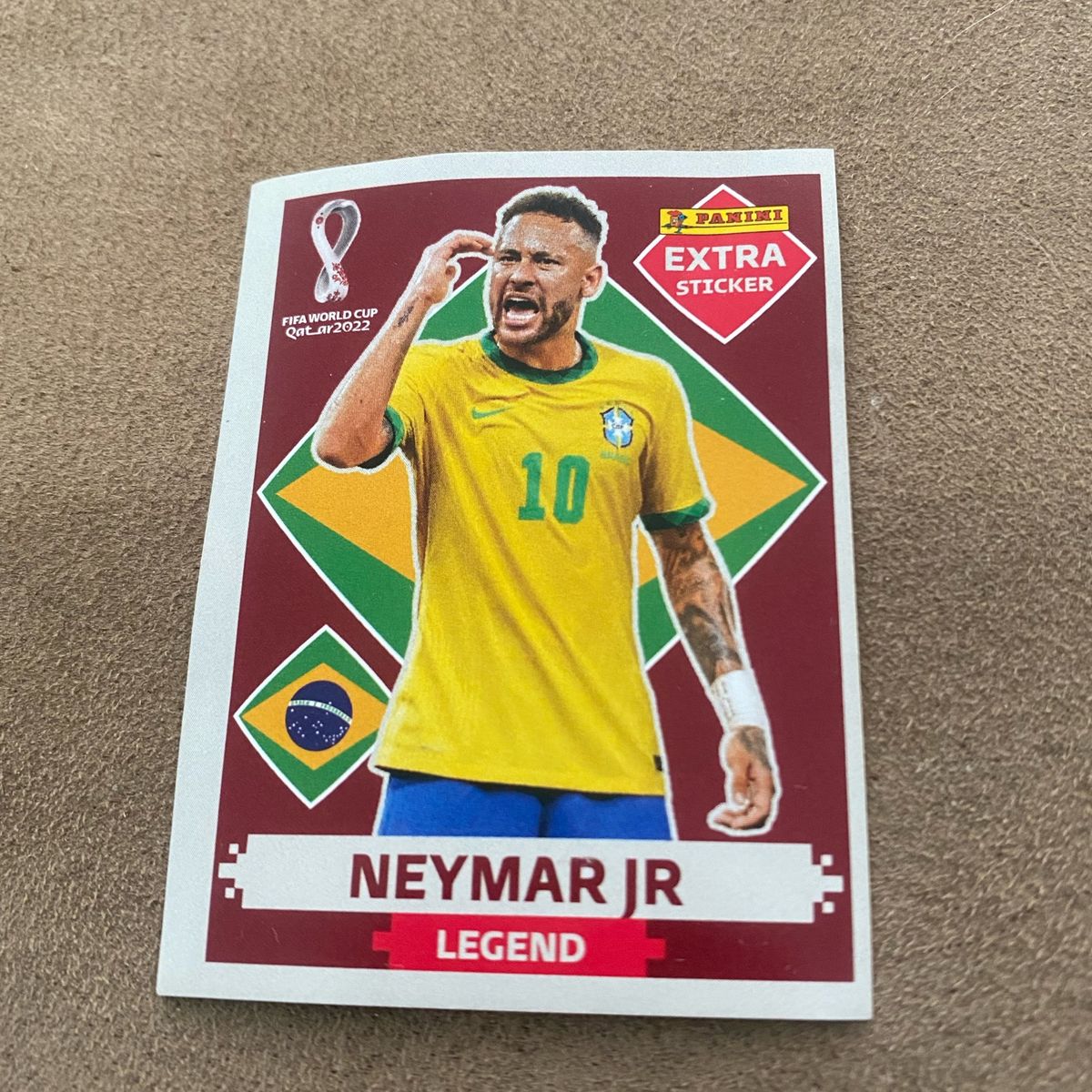 Figurinha Copa 2022 Neymar Legend Livro Panini Nunca Usado 76362817