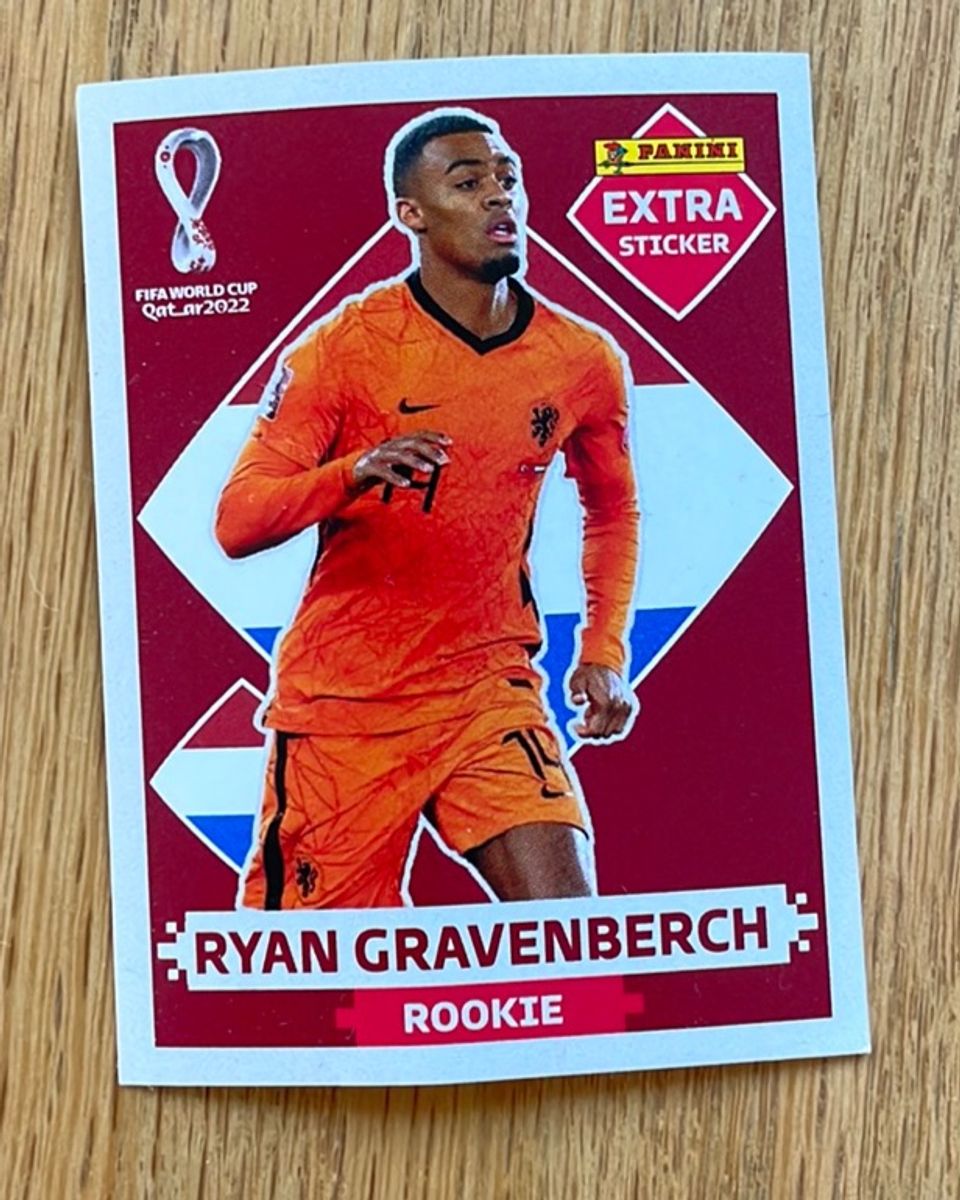 Figurinha Copa Legend Bordo Ryan Gravenberch Livro Panini Nunca