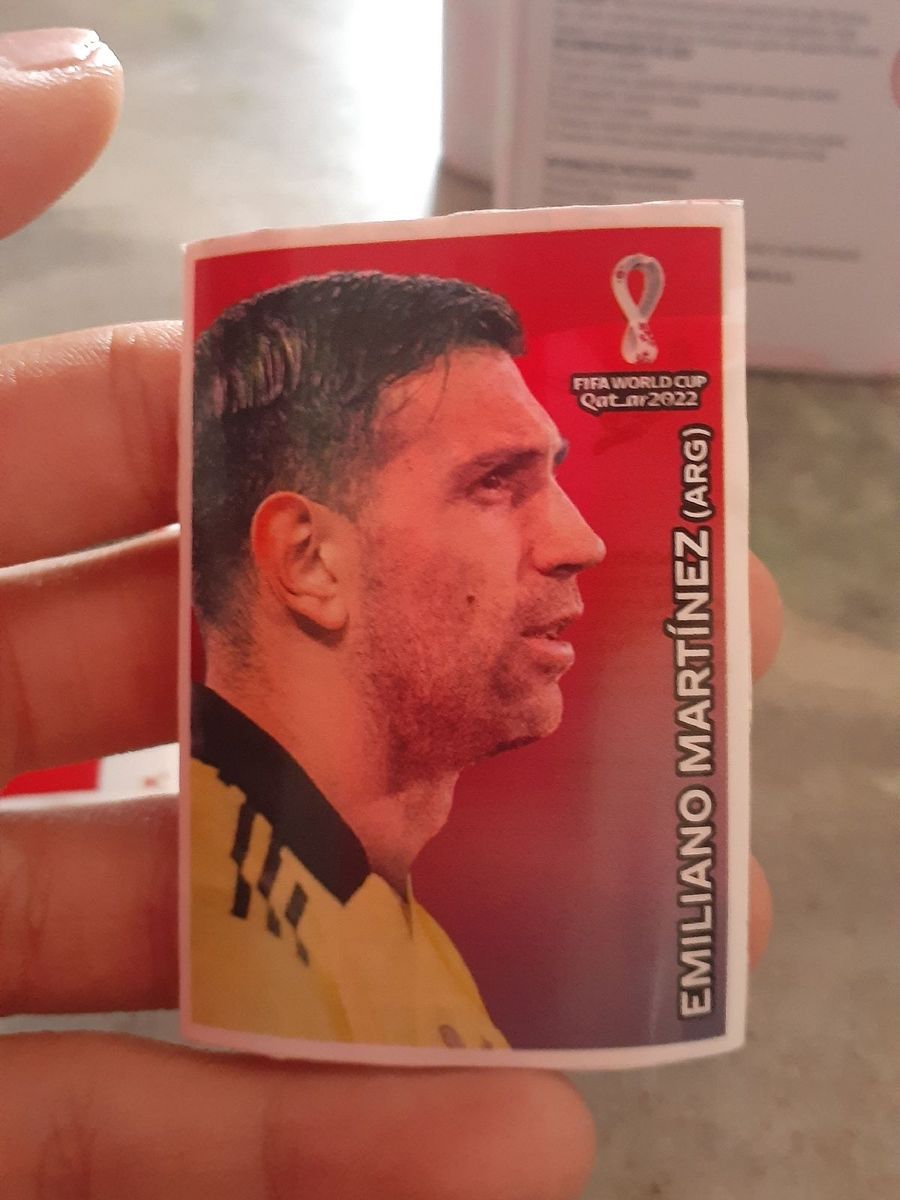 Figurinha Da Coca Cola Emiliano Martinez Livro Coca Cola Nunca Usado