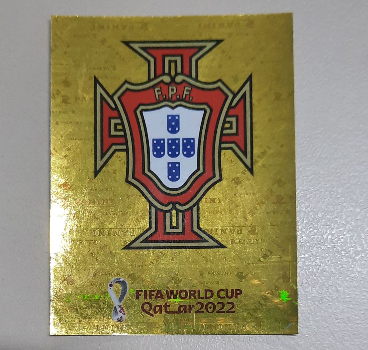 Figurinha Dourada Copa 2022 Original Livro Panini Nunca Usado