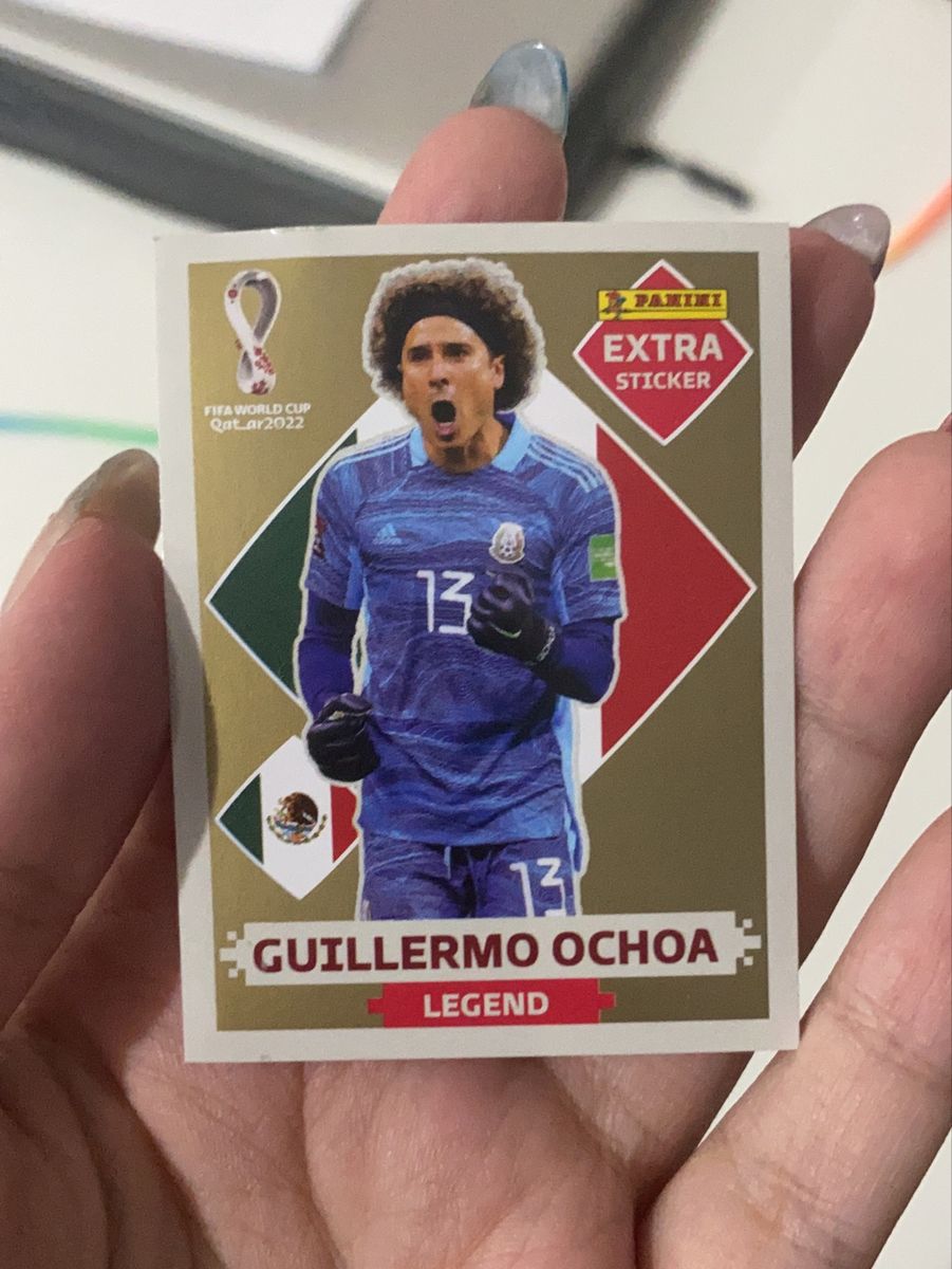 Figurinha Legend Bronze Guillermo Ochoa Livro Panini Nunca Usado