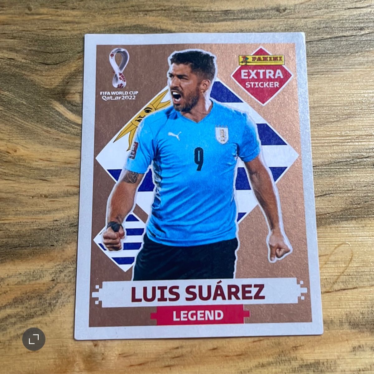 Figurinha Legend Bronze Luis Su Rez Roupa Esportiva Masculino Panini