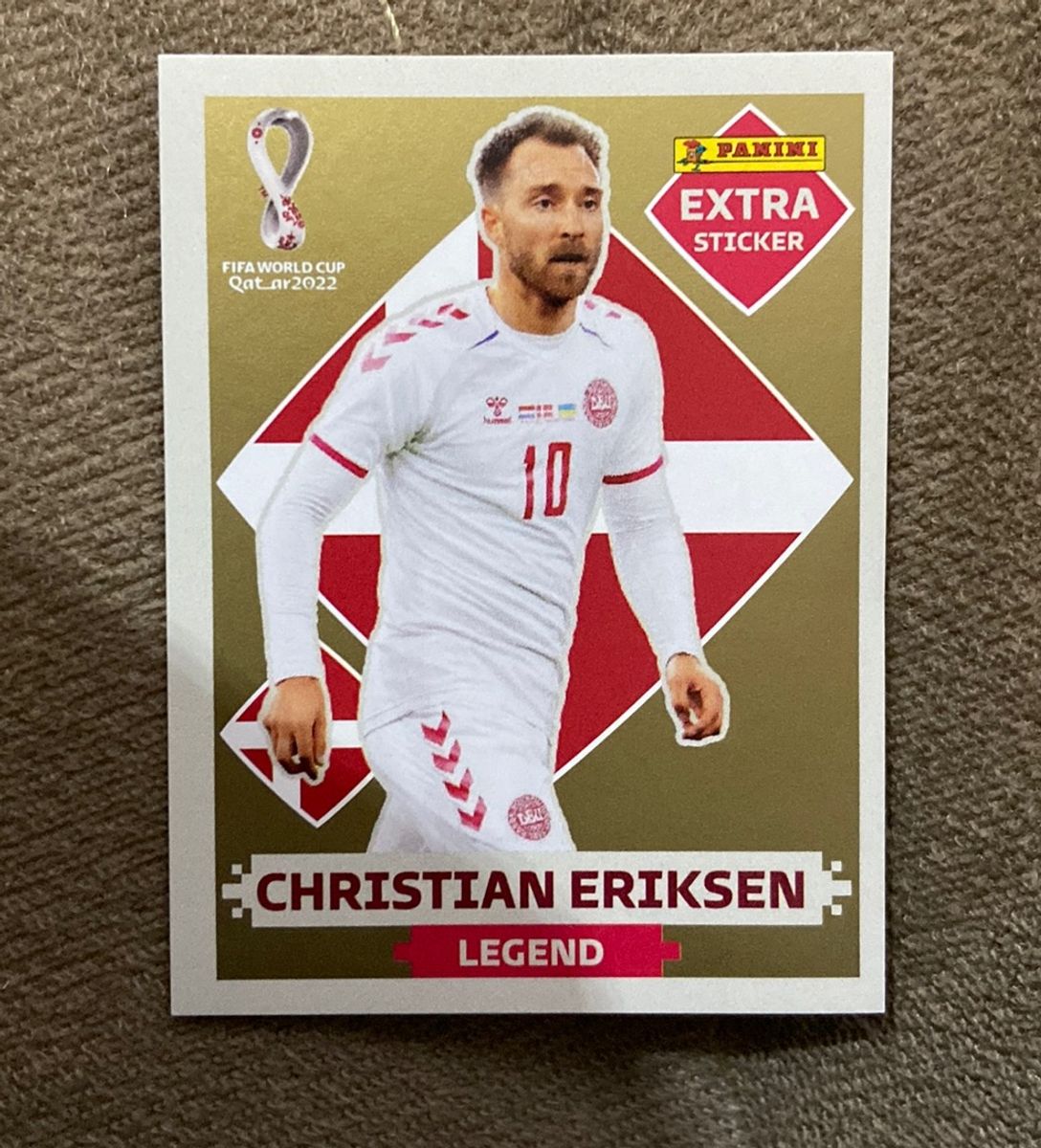 Figurinha Legend Christian Eriksen Item De Papelaria Panini Nunca