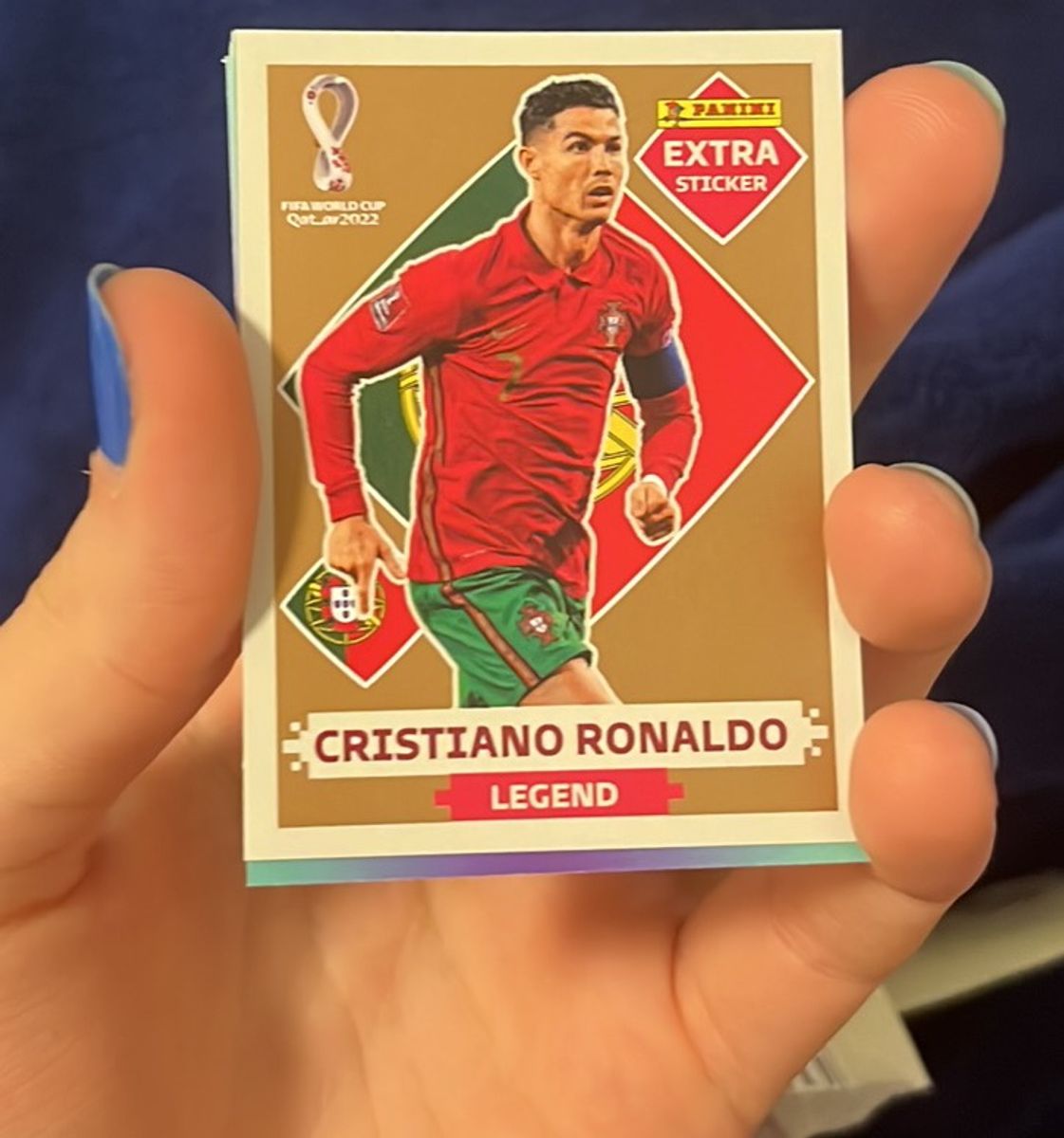 Figurinha Legend Cristiano Ronaldo Bronze Livro Panini Nunca Usado