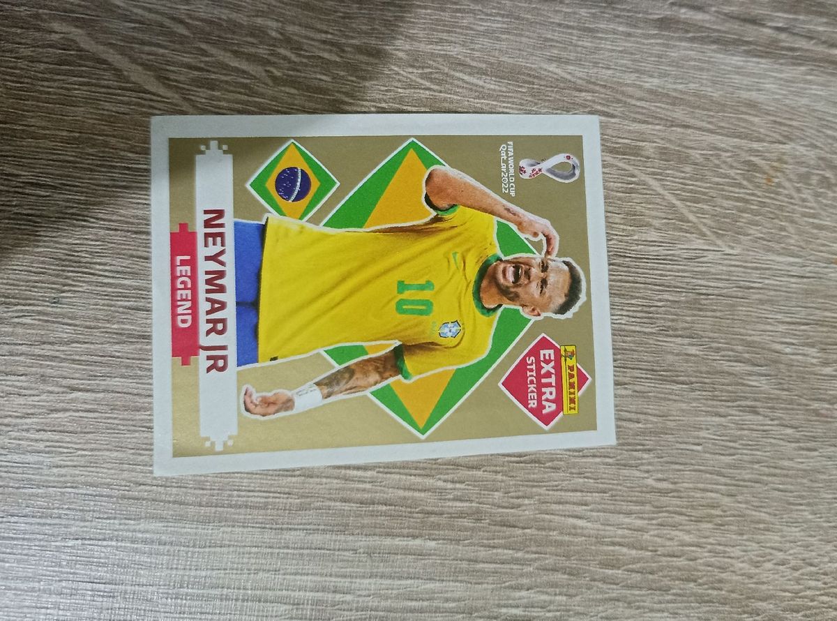 Figurinha Legend Gold Neymar Item P Esporte E Outdoor Nunca Usado