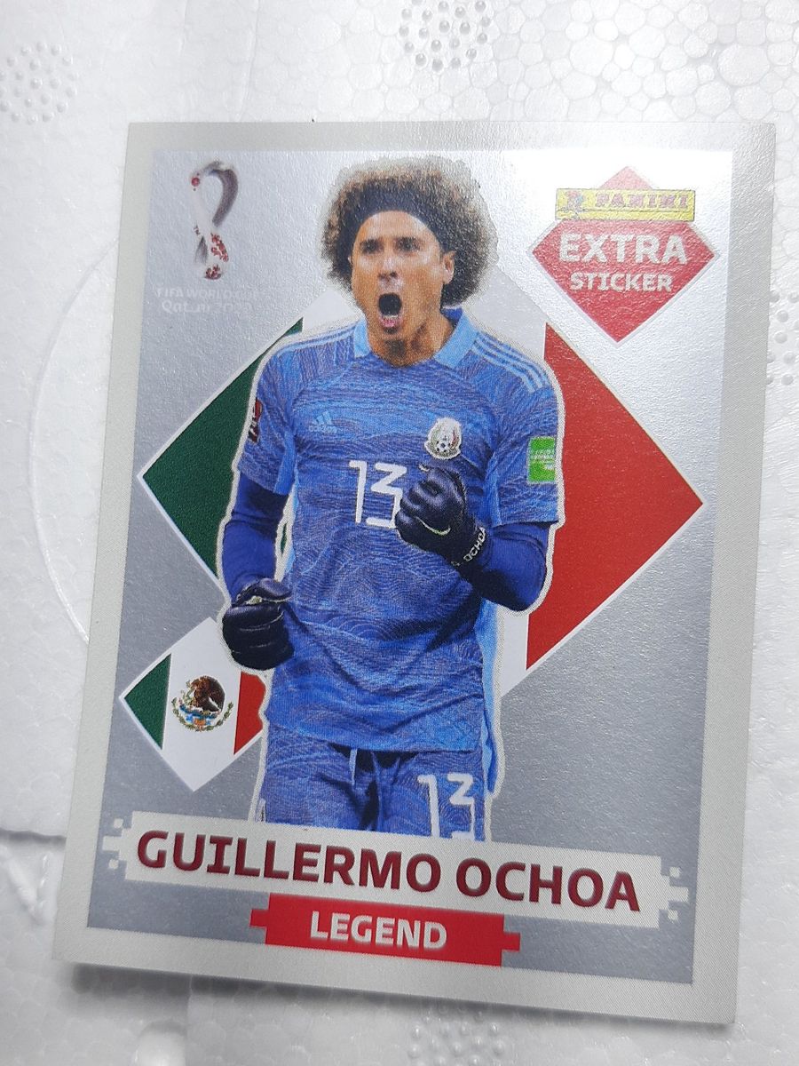 Figurinha Legend Prata Guillermo Ochoa Copa Do Mundo Qatar 2022