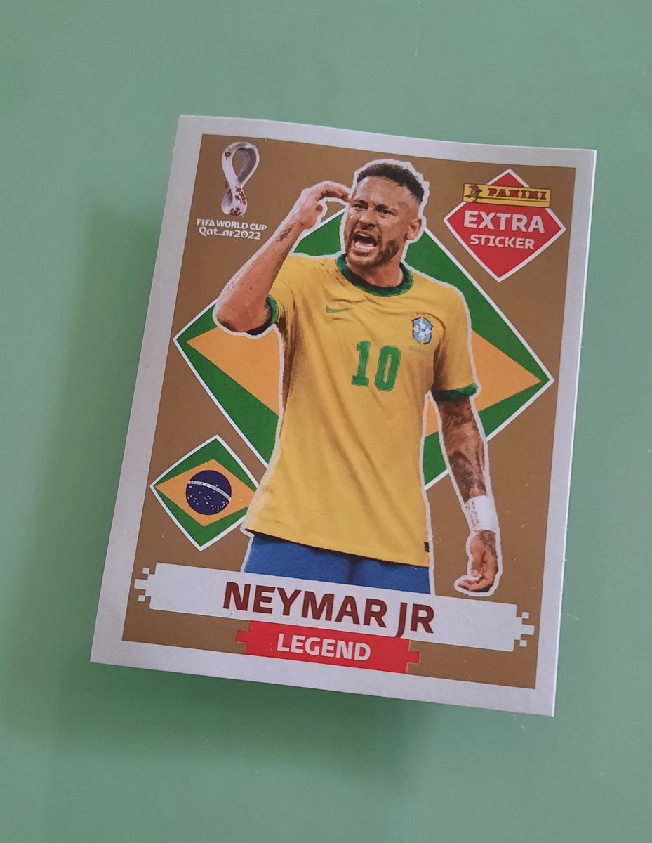 Figurinha Neymar Gold Legend Item P Esporte E Outdoor Panini Nunca