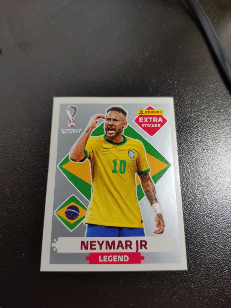 Figurinha Neymar Jr Legend Prata Item De Papelaria Panini