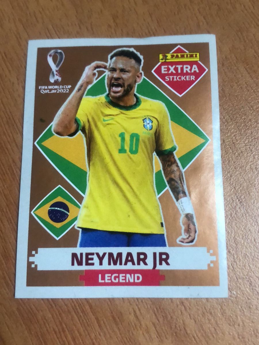 Figurinha Neymar Lend Ria Gold Item P Esporte E Outdoor Panini Nunca