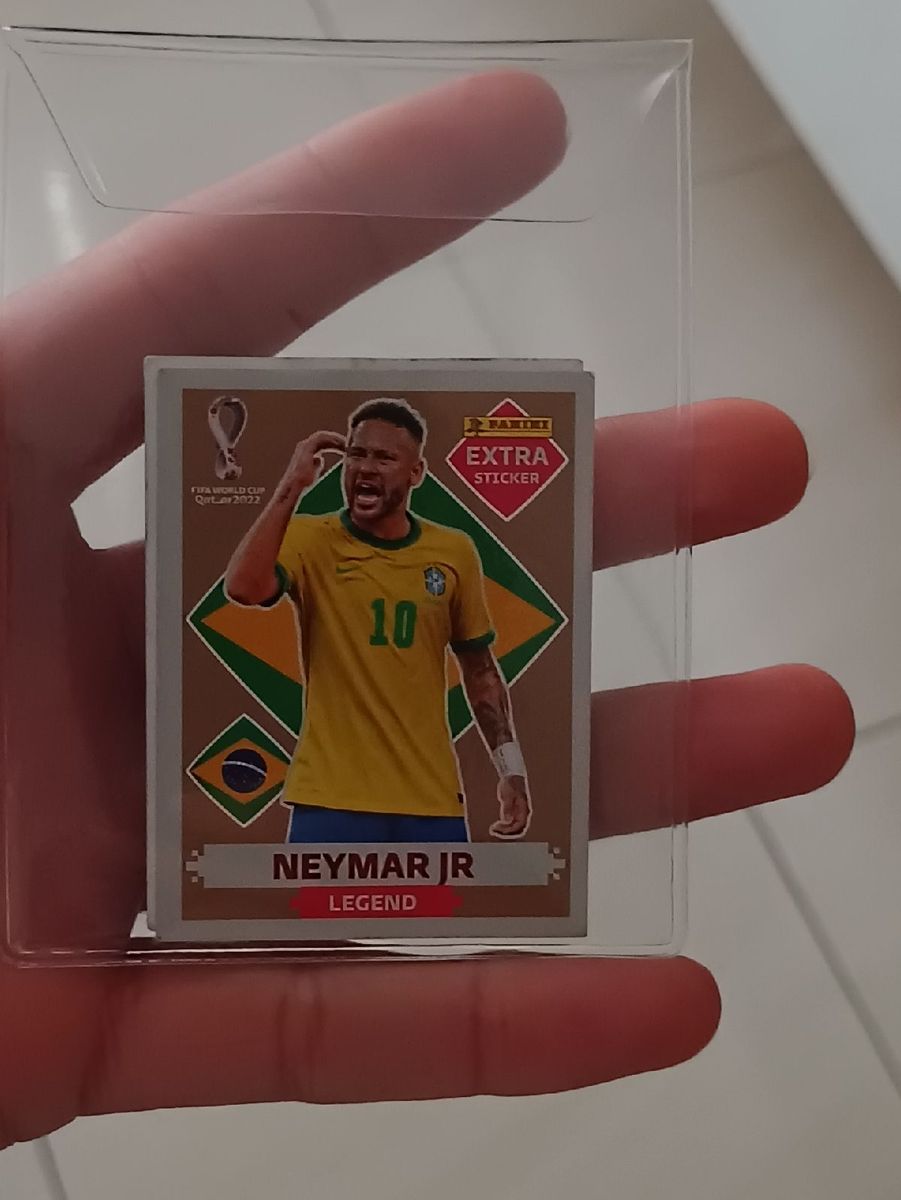 Figurinha Panini Neymar Legend Bronze E Cr7 Legend Prata Item