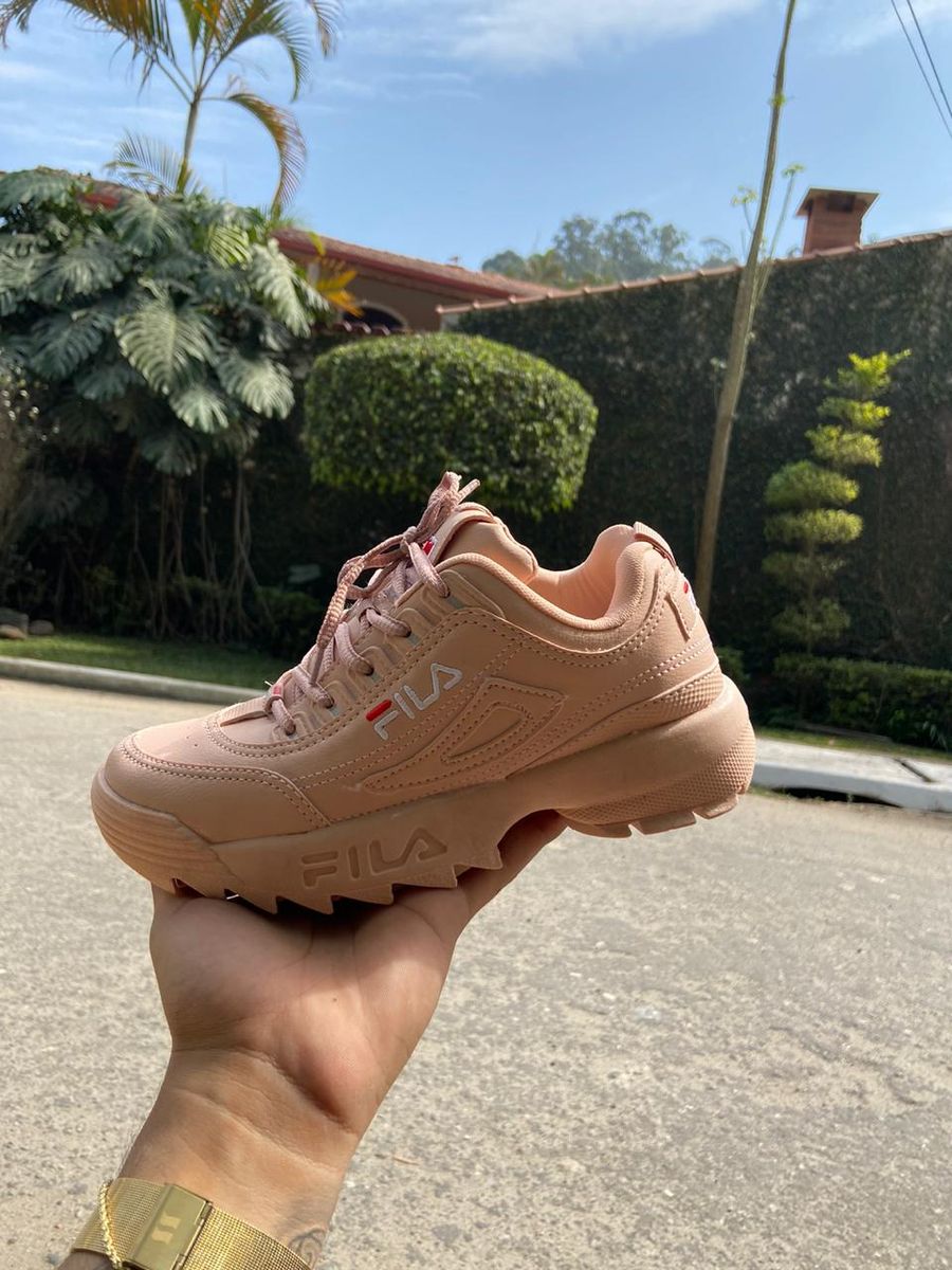 Fila Disruptor Nude Promo O Quarentena T Nis Feminino Fila Nunca