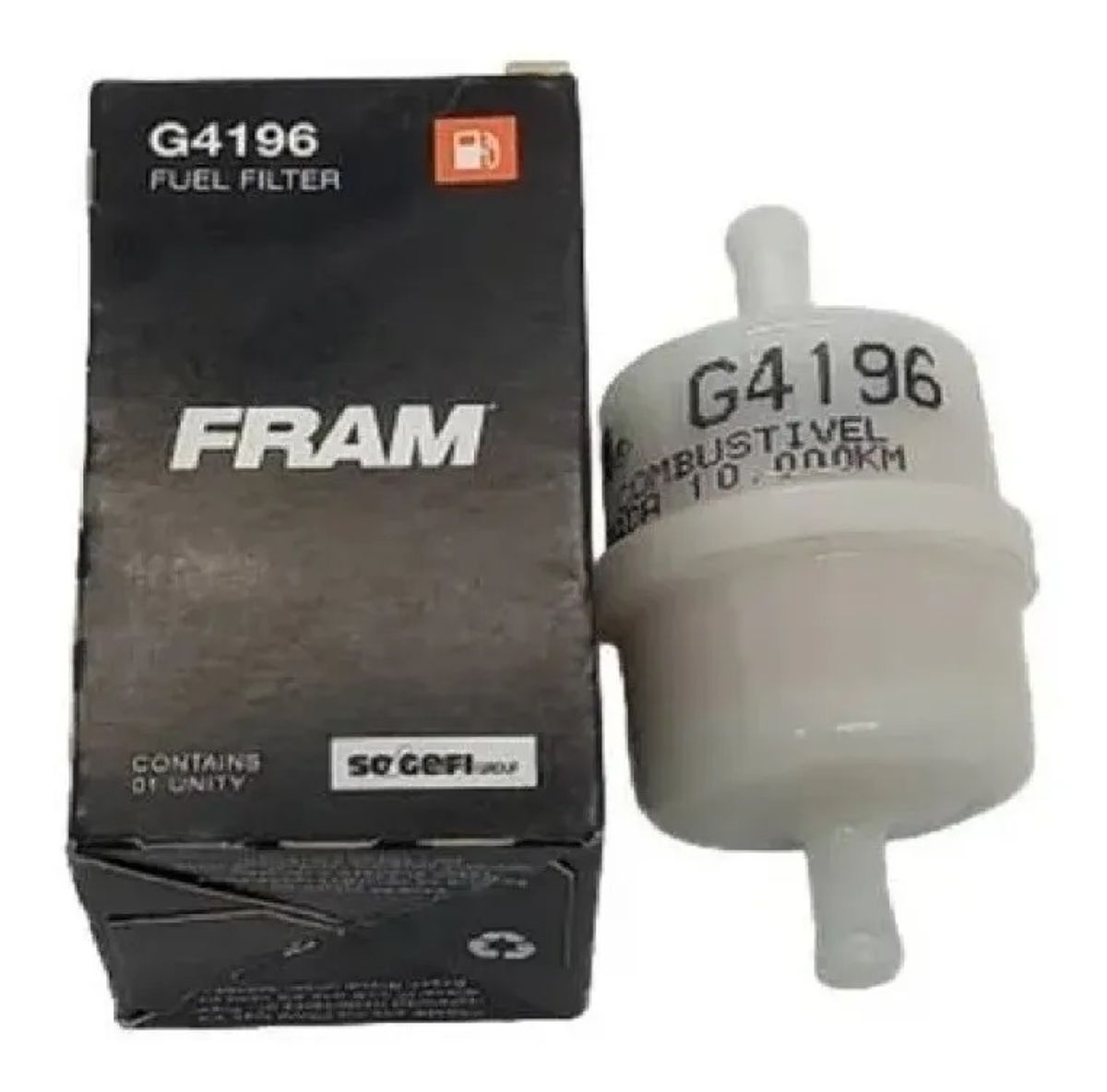 Filtro de Combustível Universal Moto carro Fram G4196 Cacareco Fram